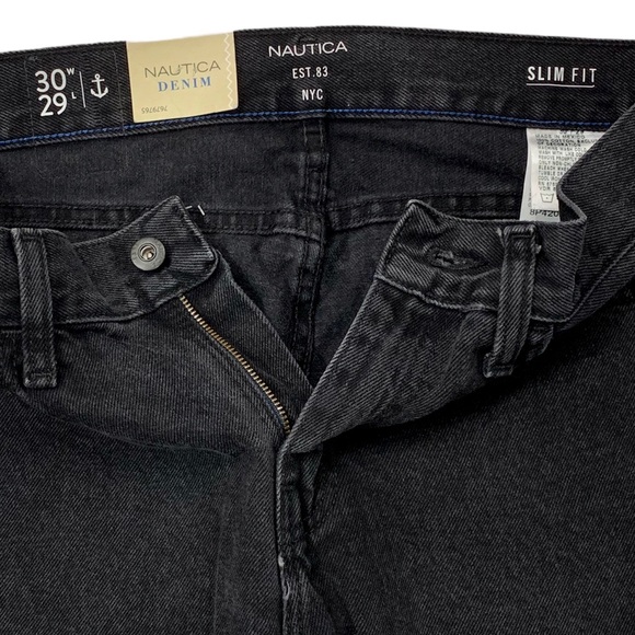 Nautica Denim Slim Jeans Ashen Grey - Picture 4 of 8